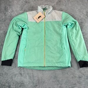 Cotopaxi Pacaya Insulated‎ Jacket Teal Light Blue Colorblock Coat Pockets Small